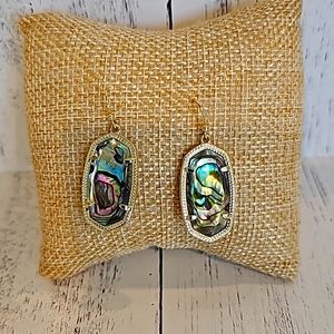 Kendra Scott Elle Gold Earring in Ablone Shell
